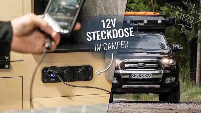 USB und 12V-Steckdosen im Wohnmobil Pössl 2Win Plus selber