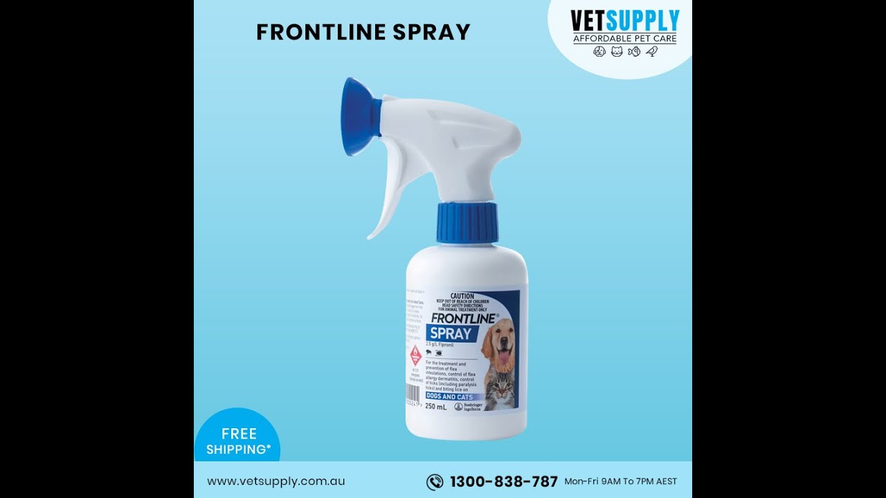 FRONTLINE Spray for Dogs & Cats 250ML - Free Shipping*