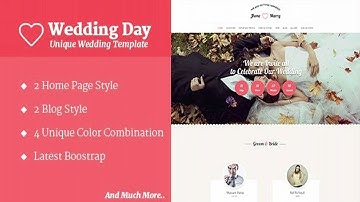Wedding Day - HTML Template | Themeforest Website Templates and Themes