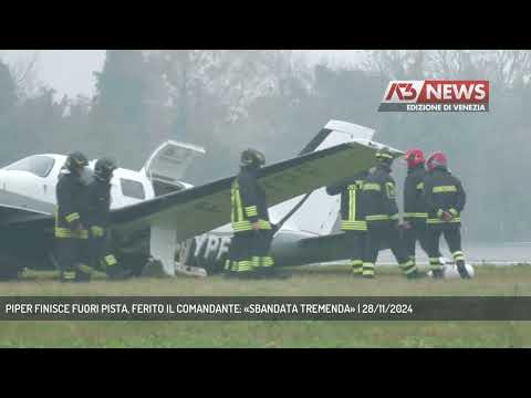 PIPER FINISCE FUORI PISTA, FERITO IL COMANDANTE: «SBANDATA TREMENDA» | 28/11/2024