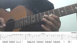 သန်းခေါင်ယံနောက် ကောင်းကင်အောက် - အငဲ(Unplugged) Guitar Solo With TAB Notes