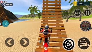 Motocross Beach Bike Stunt Racing 2018 / Motor Racer Games / Android Gameplay FHD #2