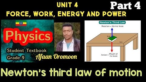 Physics New curriculum Grade 9 Unit 4 Force, work, Energy and power  Newton