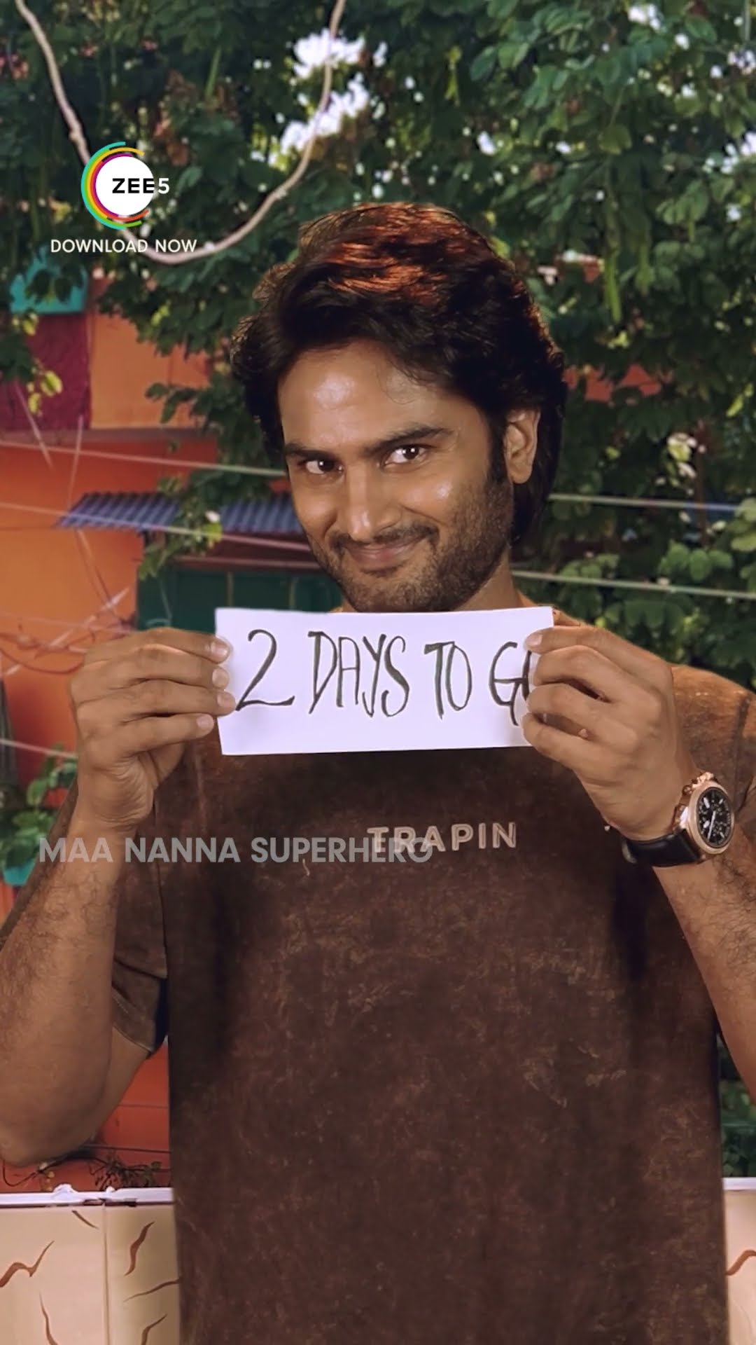 2 Days to go for the beautiful journey. Watch Maa Nanna Superhero on Zee5 from 15th November