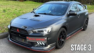 UNE LANCER EVO X PREPARÉE EN STAGE 3 😰 !! La plus énervée de FRANCE 😈🔥