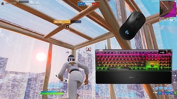 KEYBOARD ASMR 😴 Steelseries apex 7 tkl + Logitech g pro Fortnite gameplay USE CODE: K30_30