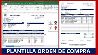 ORDEN DE COMPRA EN EXCEL VBA | Plantilla para ORDENES DE COMPRA en Excel GRATIS-MACROS VBA screenshot 5