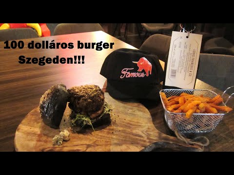 100 dolláros burger!!! Famous - Steak, Burger & More, Szeged