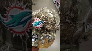Camo Dolphins? 👀 #miamidolphins #dolphins #newera #9fifty #realtree #nflhat #hatfinds #shorts #cap