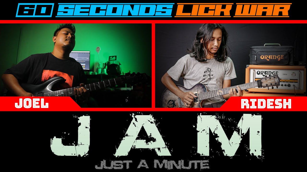 JAM 60 SECONDS LICK WAR # 6 feat 