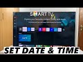 How to change date  time on samsung smart tv