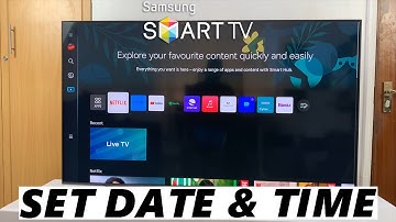 How To Change Date & Time On Samsung Smart TV