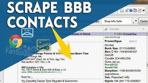 How to Scrape BBB Business Contacts (Owner, CEO, Website & More)