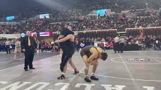2025 Billings West wrestling Montana state championship round highlights