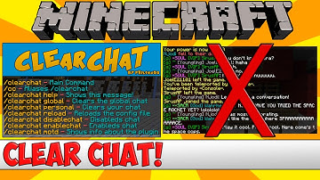 Minecraft Bukkit Plugin - Clear Chat - Tutorial
