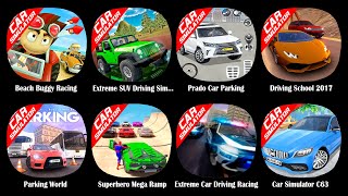 Beach Buggy Racing,Extreme SUV Driving Simulator,Prado Car Parking,Driving School 2017,Parking World screenshot 1