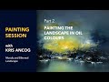 Painting Session with Kris Ancog | Moody &amp; Ethereal Landscape Part 2