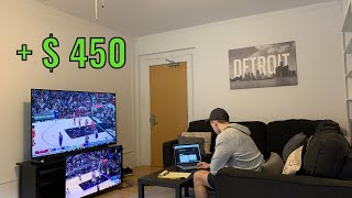 DAY IN THE LIFE OF A PROFESSIONAL SPORTS GAMBLER/DFS PLAYER