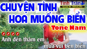 Chuyện Tình Hoa Muống Biển Karaoke Nhạc Sống Tone Nam - Tình Trần Organ