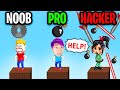 NOOB vs PRO vs HACKER In SAVE THEM ALL! (IMPOSSIBLE PUZZLE APP GAME!)