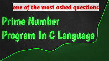 Prime Number Program in C language | Coding Tutorial for Beginners ❤️