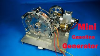 DIY How to make mini gasoline generator