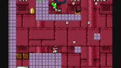 custom super mario world level