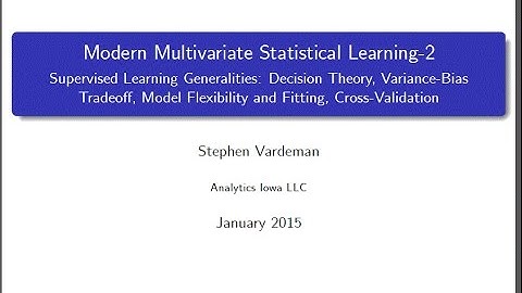 Statistical Learning Introduction-B (Module2)