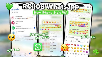 New Version RC iOS Whatsapp | iOS Font + iOS Emojis on Android