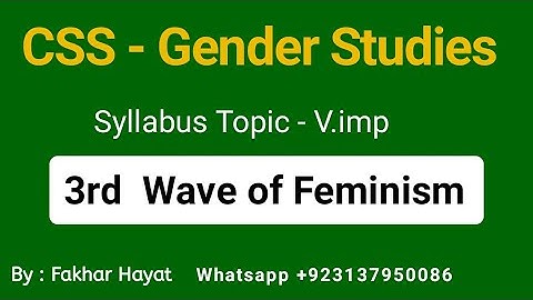 Third  Wave of Feminism