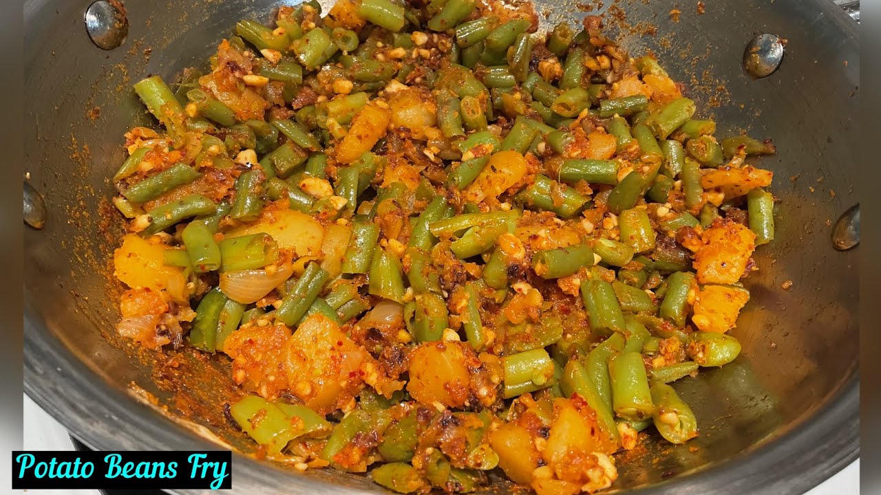 Potato Beans Fry | How to make Potato Beans Fry | Best combination with ...
