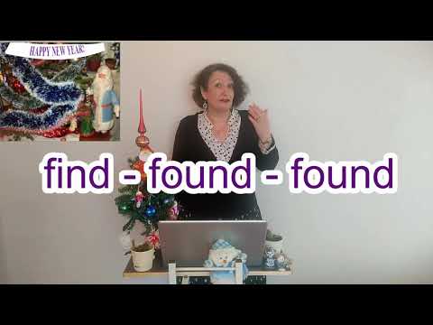 Урок 143 Разбираемся с глаголами найти (find - found - found) и основать (found - founded - founded)