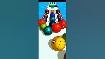 🔠 A-Z Run - 2048 ABC Runner Level-684 | Max Level | ASMR Puzzle Ball Runner #shorts