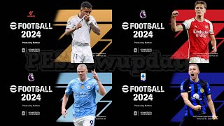 PES 2021 Menu eFootball 2024 Club Pack Vol 1 by PESNewupdate