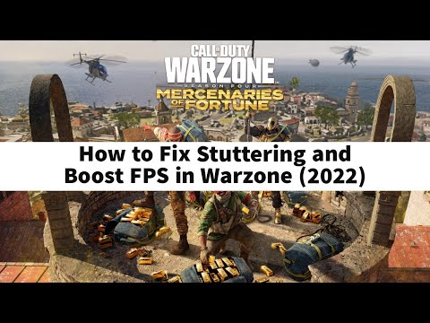 Warzone PC Frame Drop/Lag/Stutter Fix NEW 2022 - FORTUNE’S KEEP
