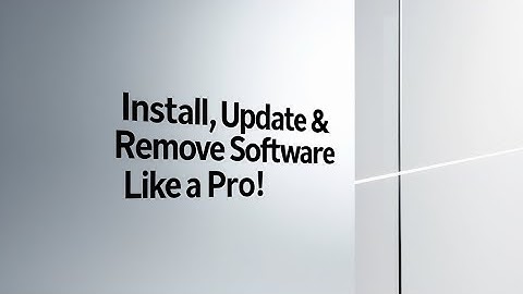 Mastering Ubuntu Package Management: Install, Update & Remove Software Like a Pro!