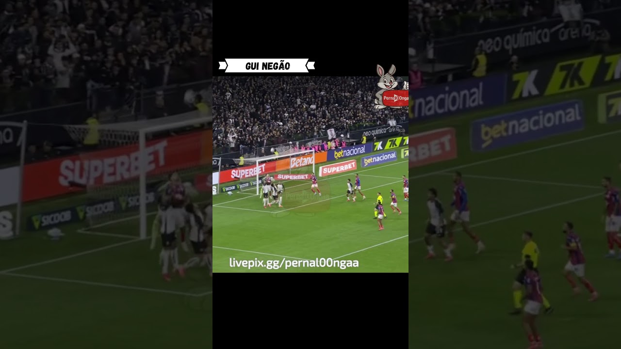 Gol do Corinthians 1x1 Gui Negão 16/08/2025