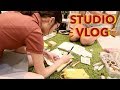 ☀ STUDIO VLOG 01 ☀ WORK LIFE, JOURNALING, SKETCHING, HOUSEPLANTS, & PHOTOSHOOT