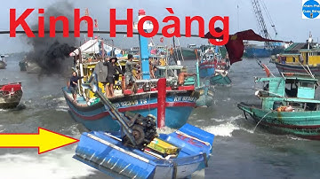 Vượt Cống Đầu Năm Chủ Vỏ Lãi Mất Tích, Ghe Biển Hoảng Loạn Vì Nước Cống Chảy Mạnh/ boats