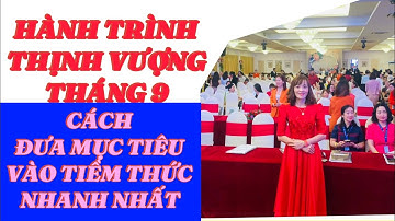 NGÀY 6: CÁCH ĐƯA MỤC TIÊU VÀO TIỀM THỨC 1 CÁCH NHANH NHẤT