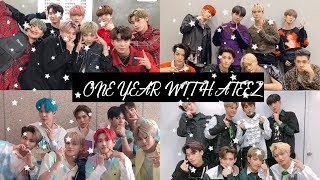 one year with ateez♡