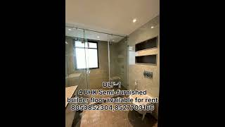 semifinished 4bhk floor for rent
