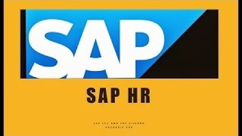 SAP HR create Org structure