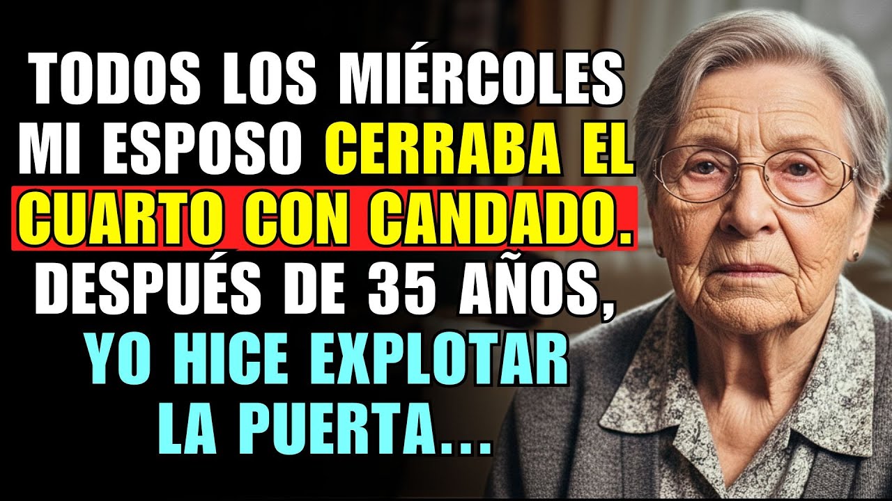 TODOS LOS MIÉRCOLES MI ESPOSO CERRABA EL CUARTO CON CANDADO. DESPUÉS DE 35 AÑOS, YO HICE EXPLOTAR...