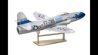 Minimum RC Lockheed P80 Shooting Star Build Part 3
