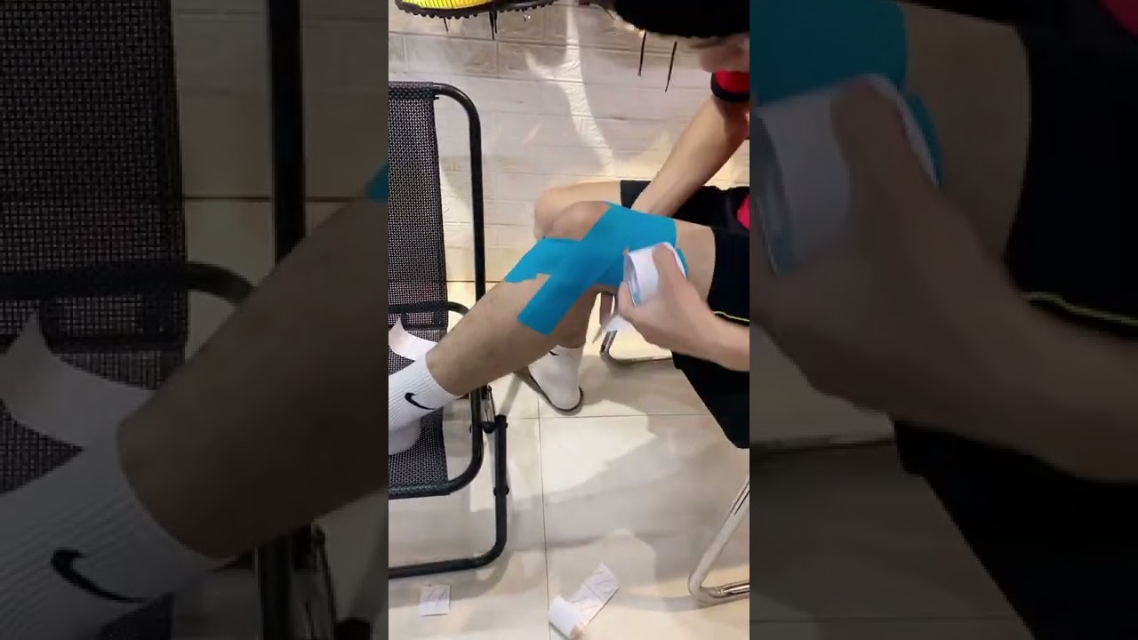 Hướng dẫn cuốn băng bảo vệ đầu gối khi chơi thể thao |... - youtube