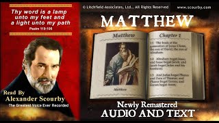 40 | Book of Matthew | Read by Alexander Scourby | AUDIO & TEXT | FREE on YouTube | GOD IS LOVE! screenshot 5