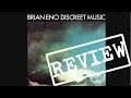 Brian Eno - Discreet Music (1975) ALBUM REVIEW