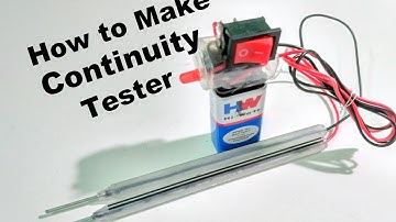 How to make a Continuity Tester