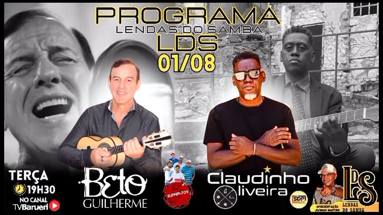 Beto Guilherme E Claudinho Liveira | Lendas Do Samba